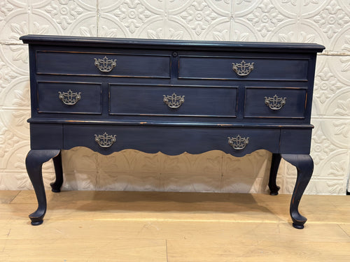 Navy Lane Cedar Blanket Chest