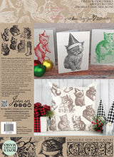 Load image into Gallery viewer, IOD Christmas Kitties Stamp