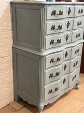 Load image into Gallery viewer, Vintage French Blue Chest