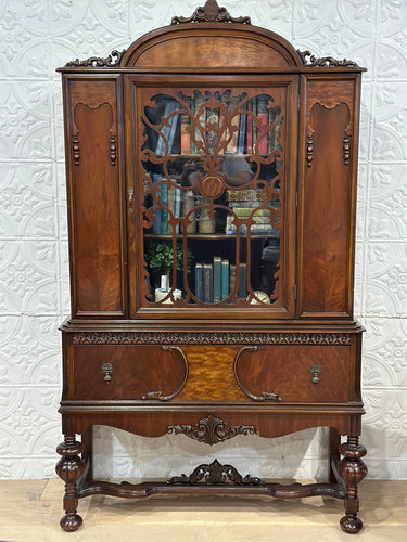 Antique Jacobean China Cabinet