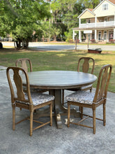Load image into Gallery viewer, Pottery Barn Round Table with 4 chairs
