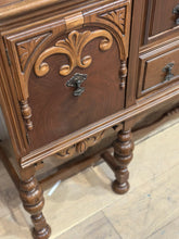 Load image into Gallery viewer, Vintage Jacobean Buffet Sideboard