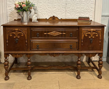 Load image into Gallery viewer, Vintage Jacobean Buffet Sideboard