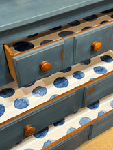 Load image into Gallery viewer, Franklin Shockey Blue Dresser