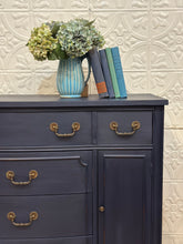 Load image into Gallery viewer, Petite Vintage Navy Buffet