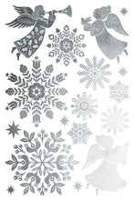 Load image into Gallery viewer, Angels Sing
Foil Transfer | 8 Pages | 8” x 12” | Gold &amp; Silver Fo