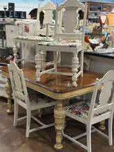 Load image into Gallery viewer, 1940’s Jacobean dining table with 6 chairs
