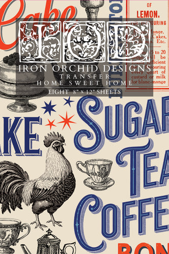 IOD Home Sweet Home 8 x 12 Transfer