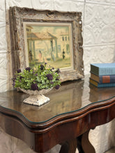Load image into Gallery viewer, Antique Empire Style Harp Table