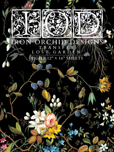 IOD Lost Garden Transfer Set
