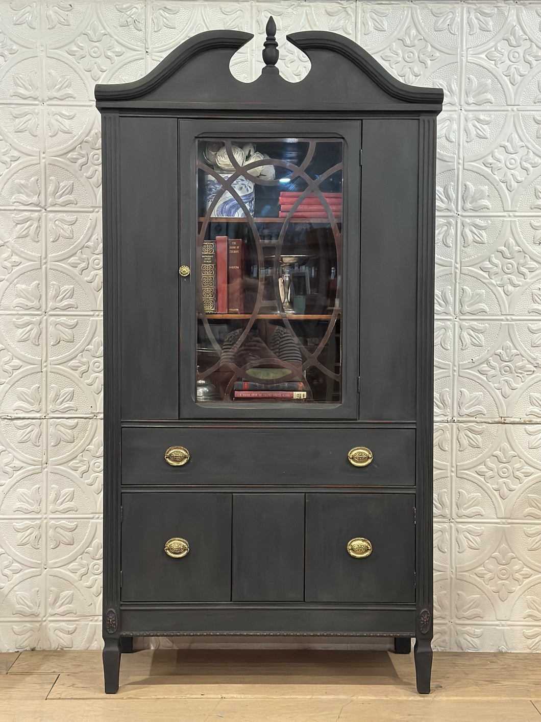 Vintage Petite China Cabinet