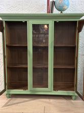 Load image into Gallery viewer, Upcycled Green Bookcase
