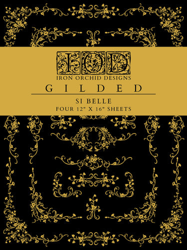 IOD Si Belle Gold Gilded Transfer
