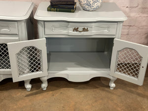 Set of 2 French Provincial Nightstands