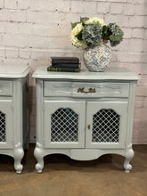 Load image into Gallery viewer, Set of 2 French Provincial Nightstands