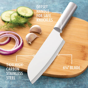 Silver Cook's Knife