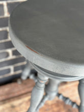 Load image into Gallery viewer, Graphite Painted Piano Stool