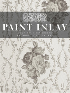 IOD Trompe L’Oeil Laurel Grey Paint Inlay