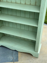 Load image into Gallery viewer, Coastal Painted Tall Bookcase