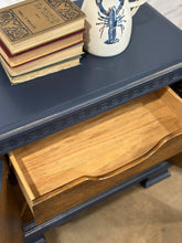 Load image into Gallery viewer, Navy Blue Nightstand