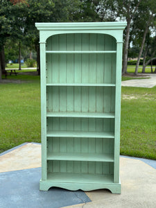 Coastal Painted Tall Bookcase