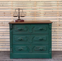 Load image into Gallery viewer, Antique Chest with Pinecone Handles