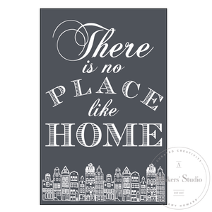 Mesh Stencil - No Place Like Home 5.5x8.5