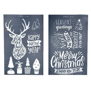 Mesh Stencil - 2 pack - Oh Deer It's Christmas - 5.5 x 8.5