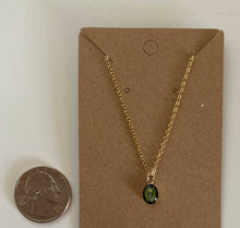 Load image into Gallery viewer, Goldenrod and Greenery Floral Necklace