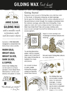Annie Sloan Bright Gold Gilding Wax by Annie Sloan - 15ml