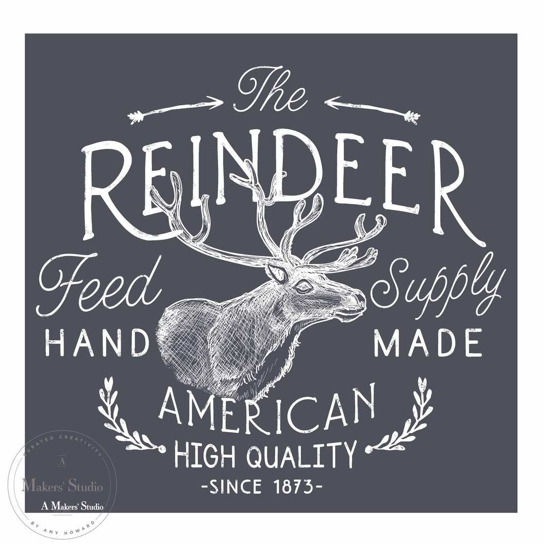 Reindeer Feed - Mesh Stencil 12x12