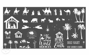 The Nativity - Mesh Stencil 24x12