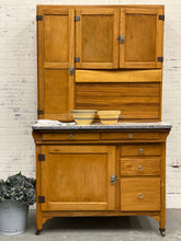 Load image into Gallery viewer, Stunning Antique Sellers Kitchen Cabinet