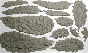 Wings and Feathers 6x10 Decor Moulds