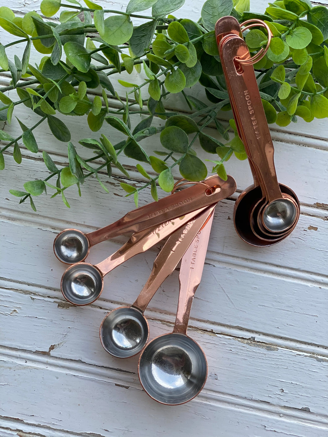 Copper Finish Measuring Spoons