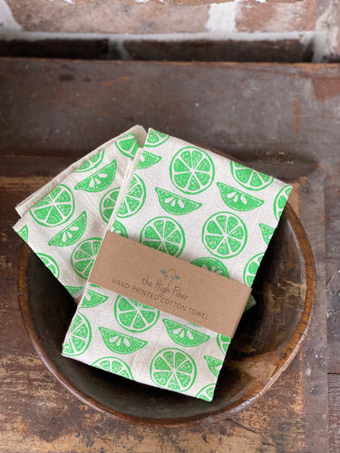 The High Fiber Lime Citrus Kitchen Towel