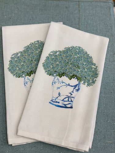 Hydrangea Ginger Pot Dish Towel