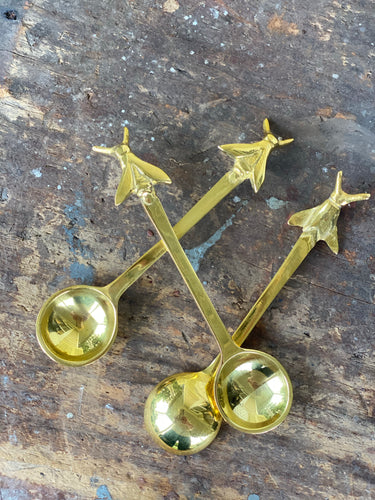 Brass Honey Bee Spoon