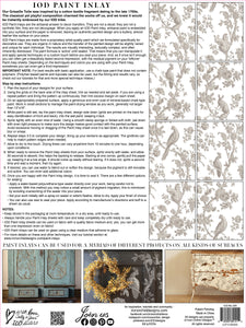 IOD Grisaille Toile Paint Inlay