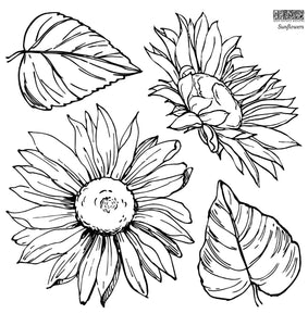 IOD Sunflowers Stamp 2 sheet set
