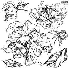 Load image into Gallery viewer, IOD Peonies Stamp