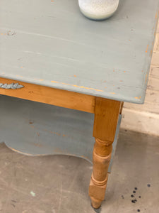 Milk Painted Pine Side Table