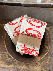 The High Fiber Red Crab Kitchen Towel