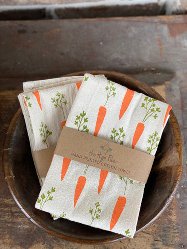 The High Fiber Carrot Kitchen Towel