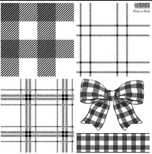 Load image into Gallery viewer, Pretty in Plaid 12 x 12 IOD Decor Stamps